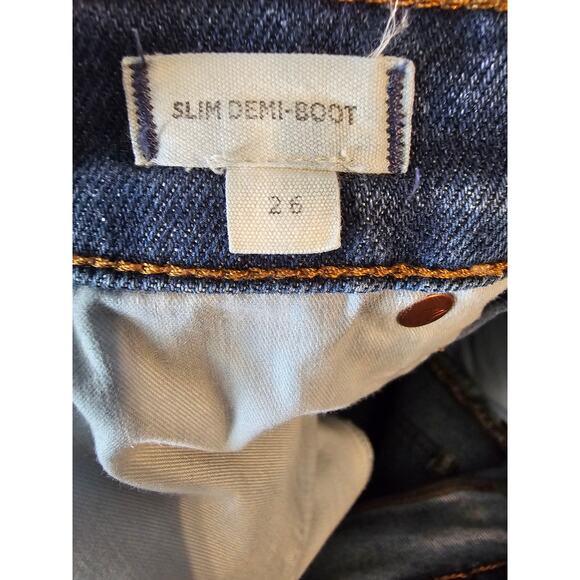 Madewell slim Demi bootcut jeans sz 26 WJ24 - Picture 8 of 10